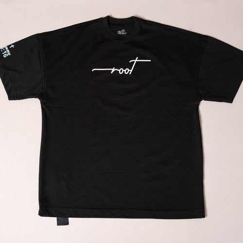 T-Shirt Oversize Negra Ref. JESUS IS KING