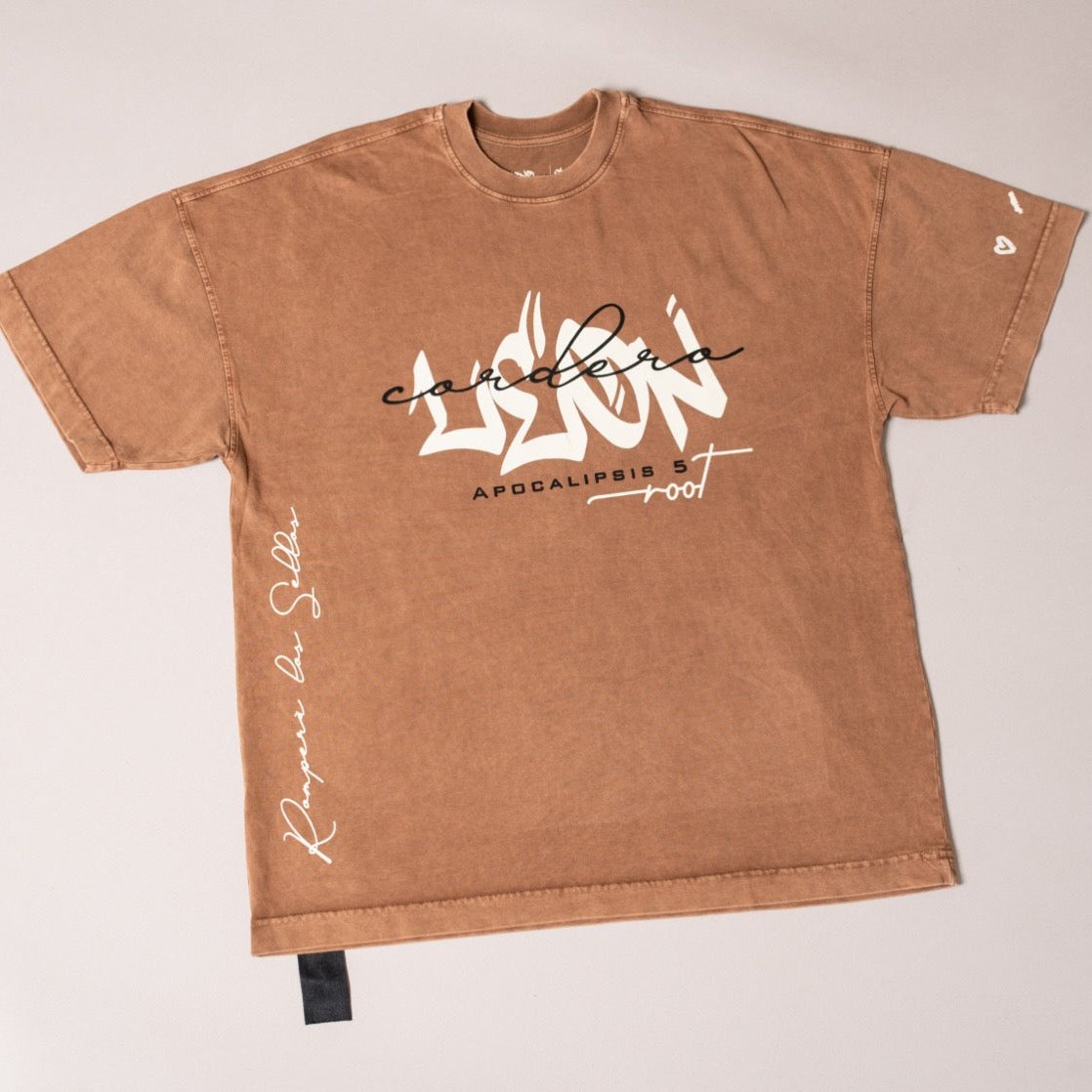 T-Shirt Oversize Terracota Ref. LEÓN Y CORDERO