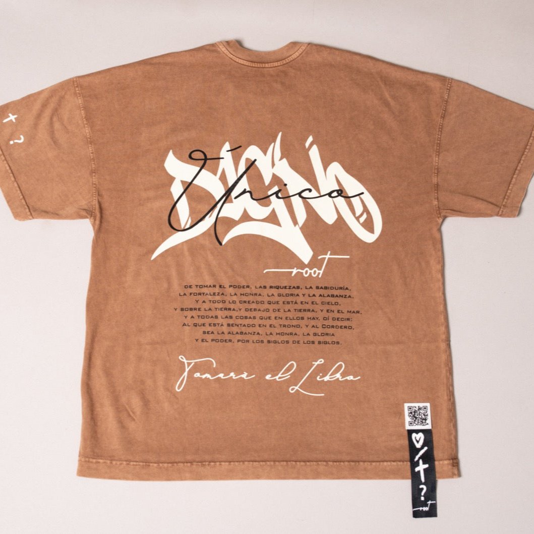 T-Shirt Oversize Terracota Ref. LEÓN Y CORDERO
