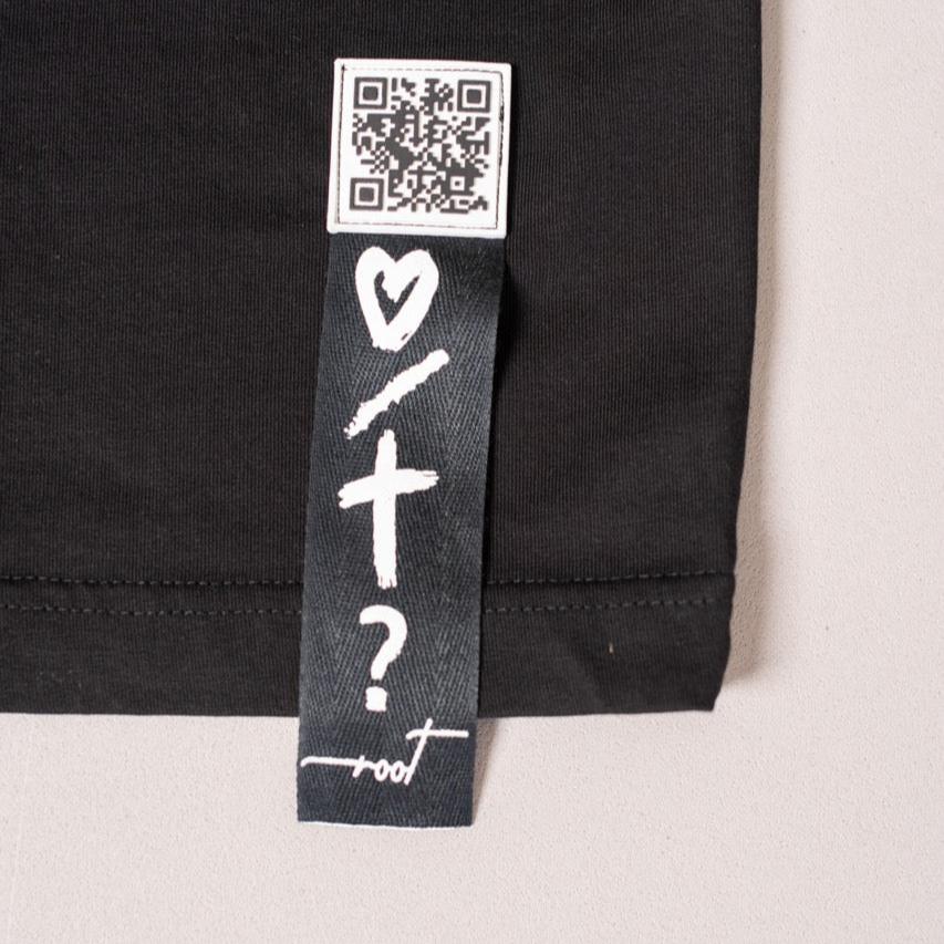 T-Shirt Oversize Negra Ref. JESUS IS KING