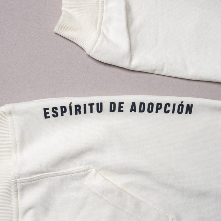 Hoodie Oversize Blanca Ref. ABBA PADRE