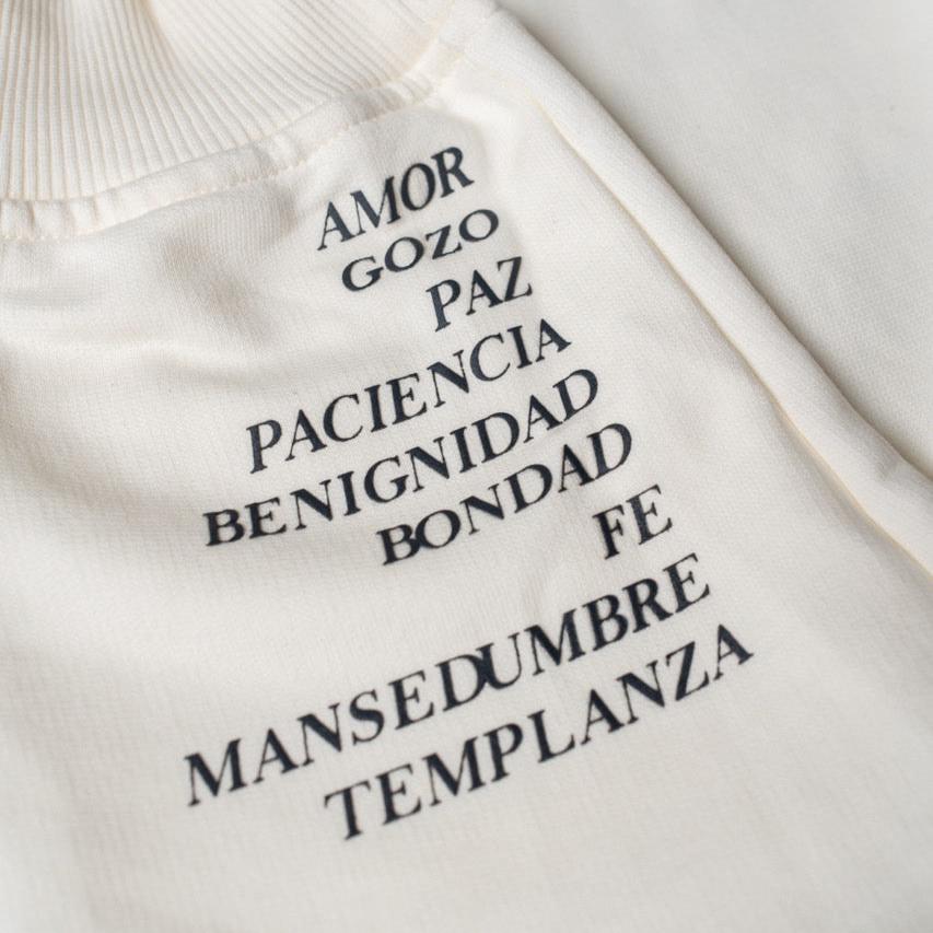 Hoodie Oversize Blanca Ref. ABBA PADRE
