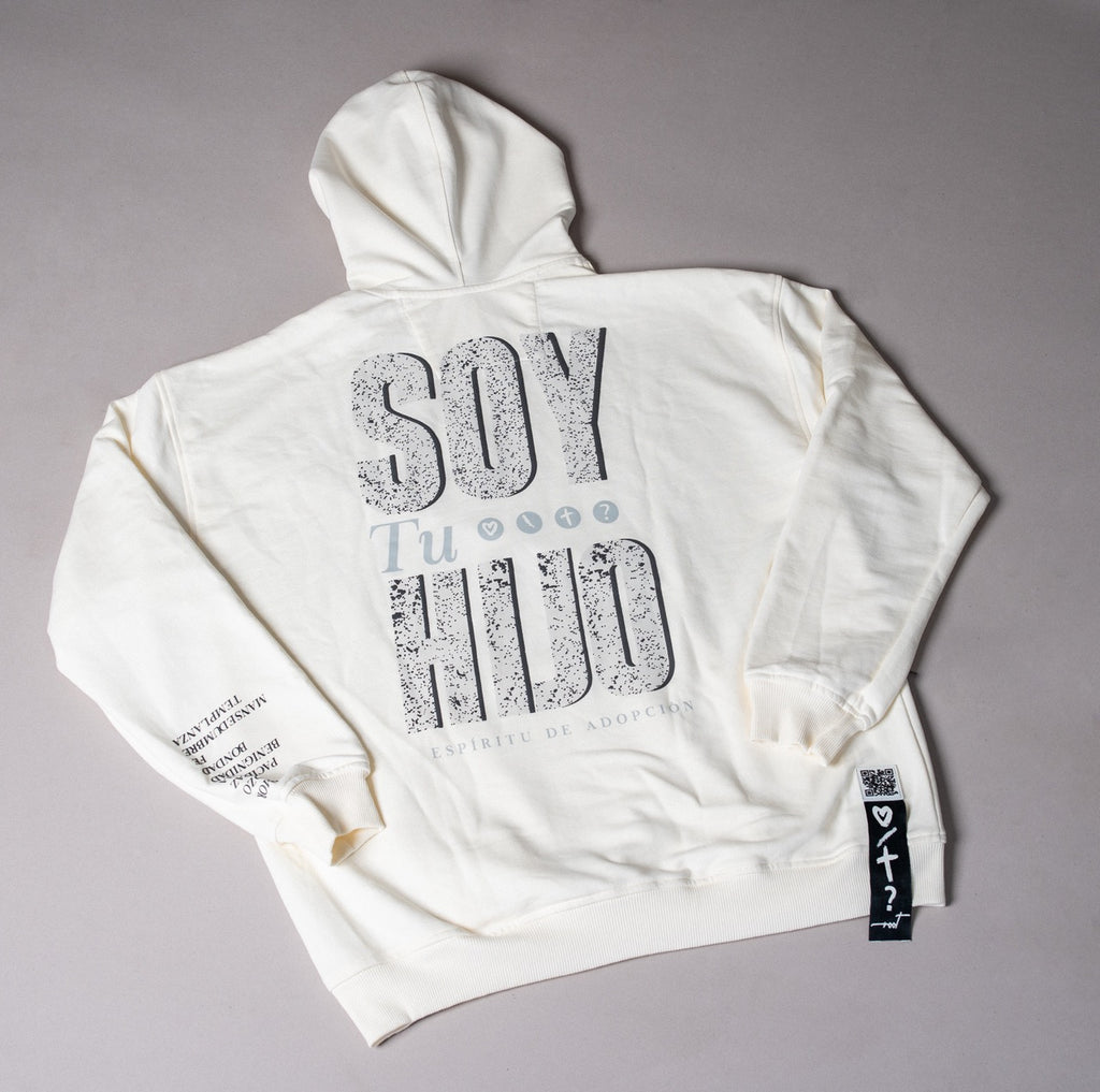 Hoodie Oversize Blanca Ref. ABBA PADRE