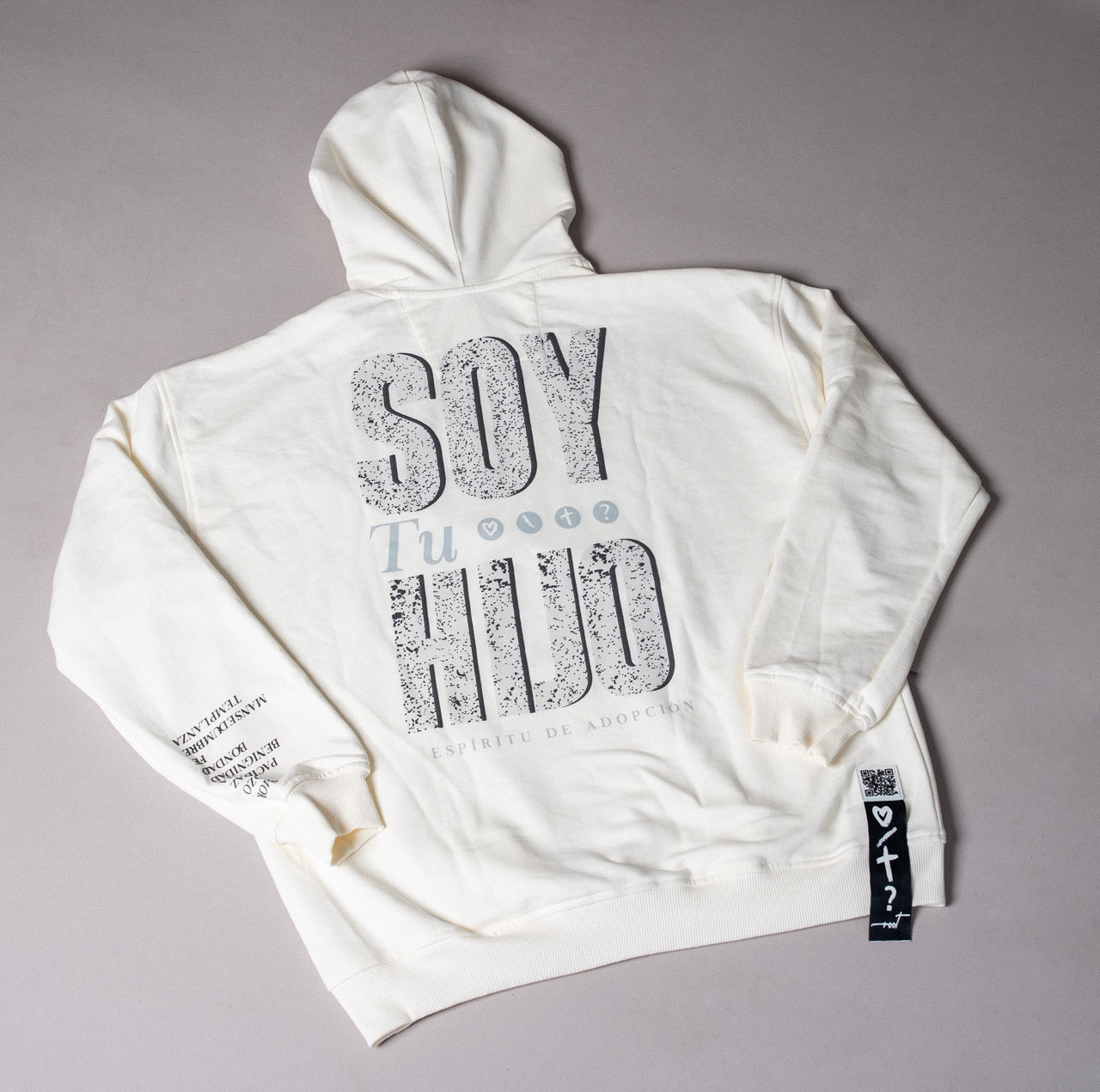 Hoodie Oversize Blanca Ref. ABBA PADRE